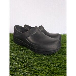 Crocs Shoes Womens Size 9 Black Dual Comfort Non Slip Work Clogs Chef Nursing